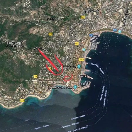 شقة T2 Neuf Hyper-centre Climatise 2 Pas De La Plage *